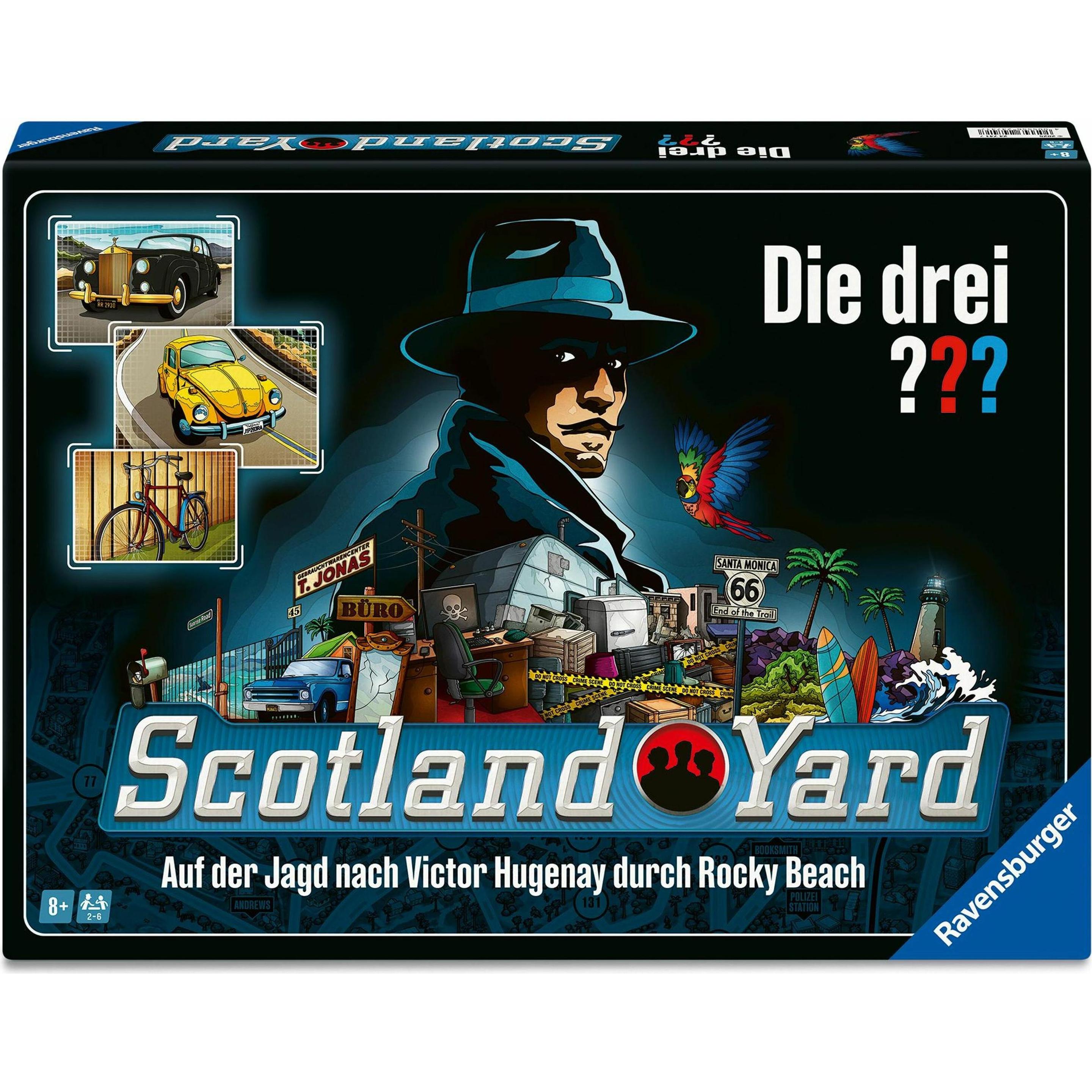 Ravensburger Die drei??? Scotland Yard - Gesellschaftsspiel & Brettspiel ab 8 Jahre (Tedesco)