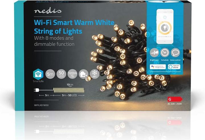 Actual product image Nedis SmartLife Decorative LED Wi-Fi Android™ / IOS (5 m)