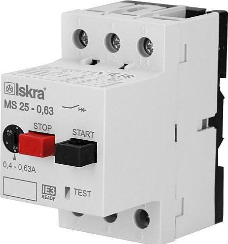 Iskra IE3 Disjoncteur moteur conforme MS25 0,63