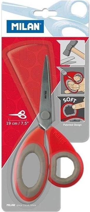 Actual product image Büroschere 19cm rot (19 cm)