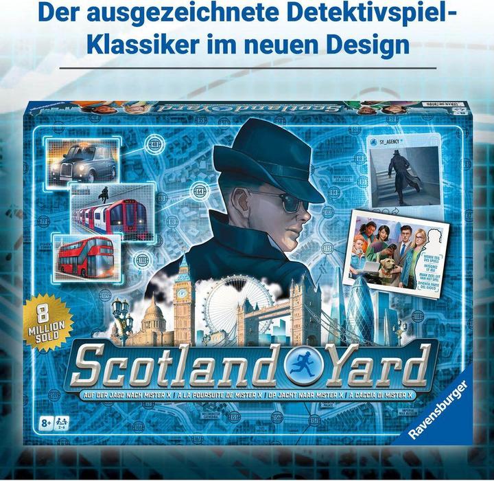 Actual product image Ravensburger Scotland Yard (English, French, German, Italian, 2 - 6 Players)
