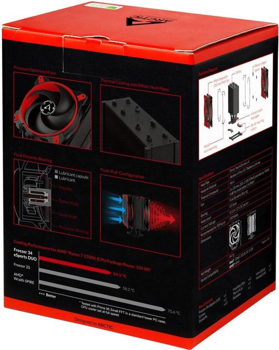 Productafbeelding Arctic Freezer 34 eSports Duo (157 mm)