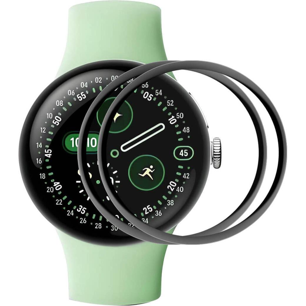 Cover-Discount Google Pixel Watch 4 - 45mm - 2Stk. Display Schutzfolie PET, Pellicola protettiva per smartwatch, Trasparente