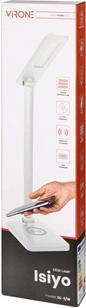Image du produit Orno ISIYO LED 7W lampe de bureau avec chargeur inductif et USB, 390lm, 3000-4000-6000K, tempera couleur (390 lm)