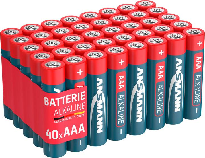 Produktbild Ansmann Batterie AAA Red 40er - - Micro - Batterie - Micro (AAA) (40 Stk., AAA)