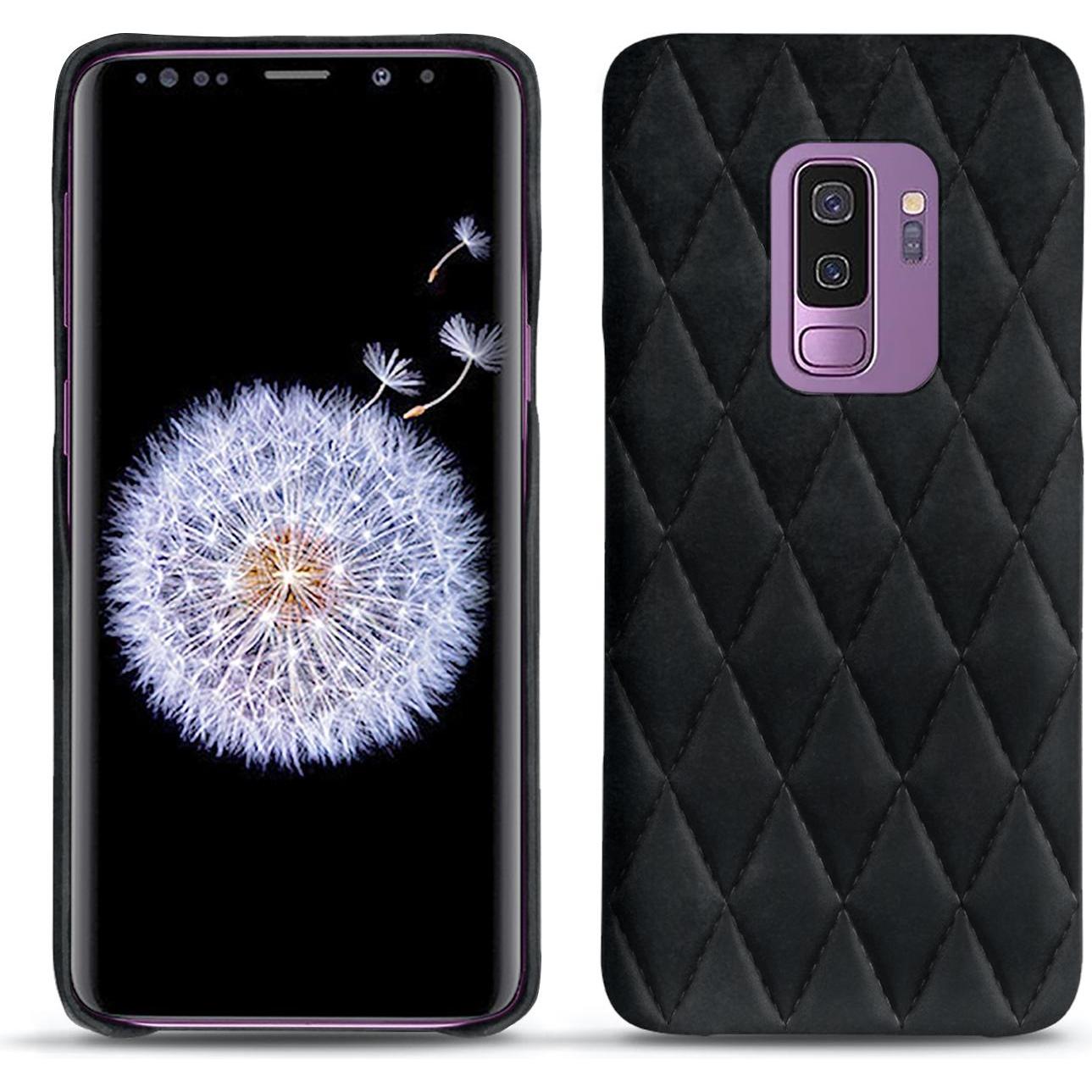 Noreve Lederschutzhülle (Samsung Galaxy S9+), Smartphone Hülle, Schwarz