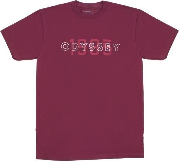 Odyssey T-Shirt Overlap Burgundy (XL)