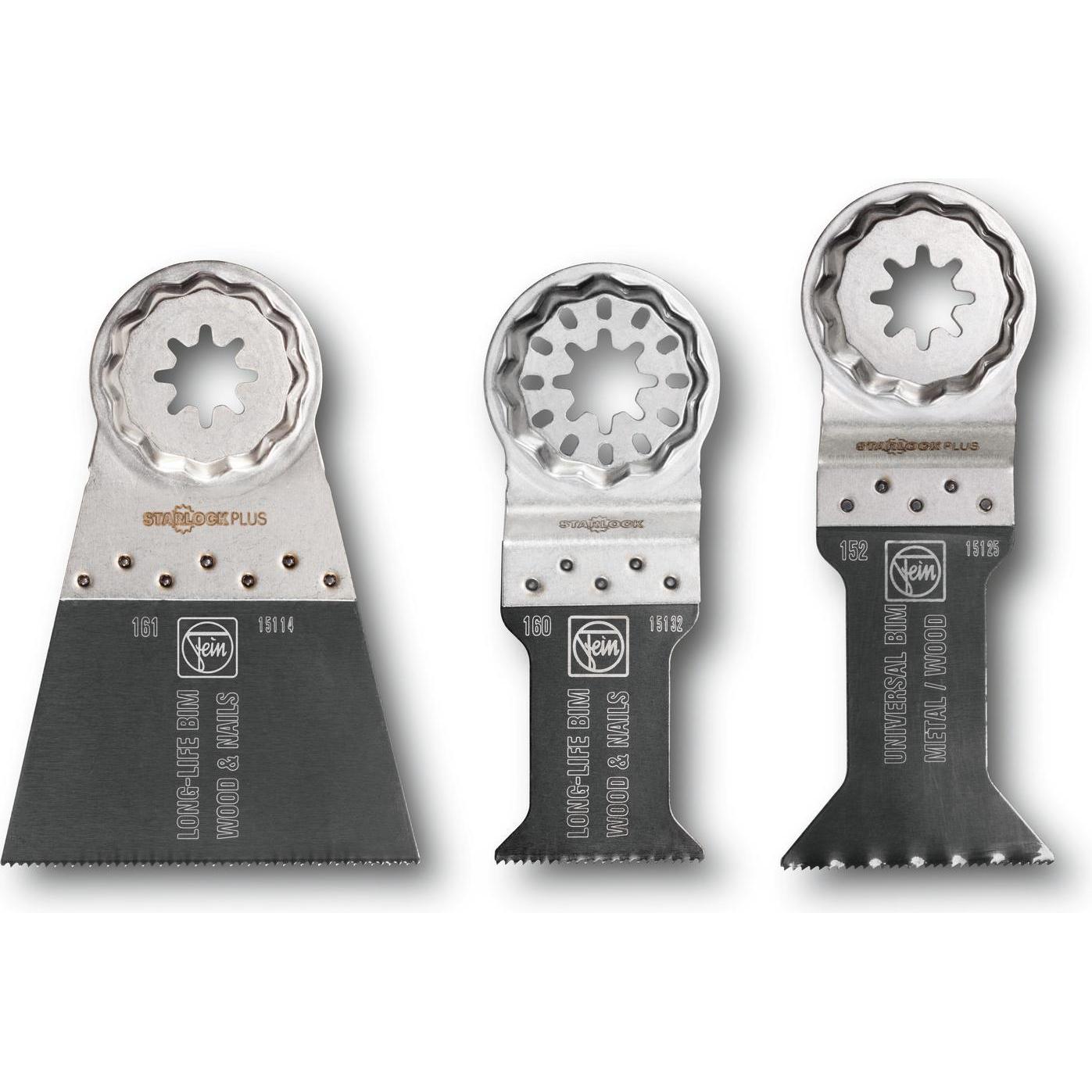 Fein, Sägeblatt, Tauchsägeblatt-Set 3teilig E-C