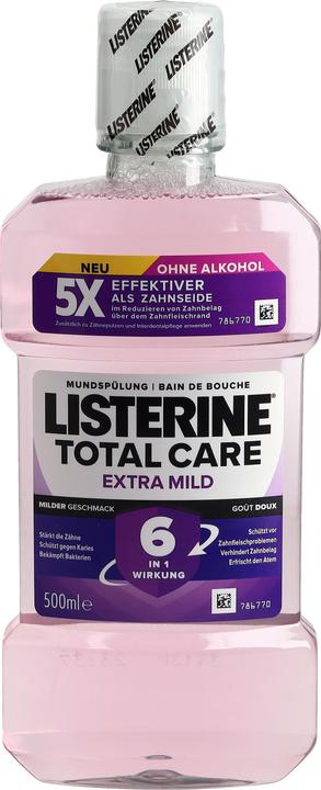 Actual product image Listerine Mouthwash extra mild 500 ml (500 ml, Mouthwash)