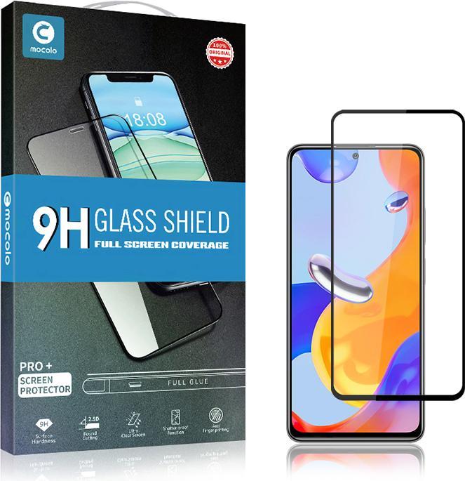 Productafbeelding Mocolo 2,5D Volledig Zelfklevend Glas - Xiaomi Redmi Note 11 Pro / Note 11 Pro Plus Beschermend Glas (1 Stuk, Xiaomi Redmi Note 11 Pro)