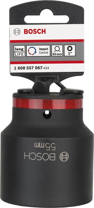 Produktbild Bosch Professional Zubehör Steckschlüsseleinsatz, SW 55 mm, L 75 mm, 54 mm, M36, 80,5 mm (55 mm)