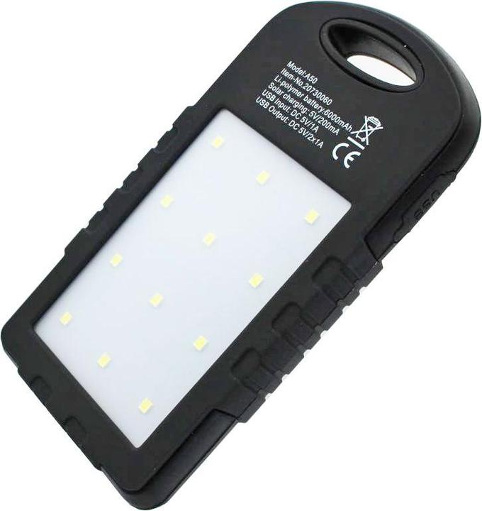 Produktbild AccuCell Solar Powerbank (6000 mAh, 22.20 Wh)