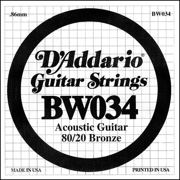 Produktbild D'Addario Bw034 (1x, Gitarre, 0.03")