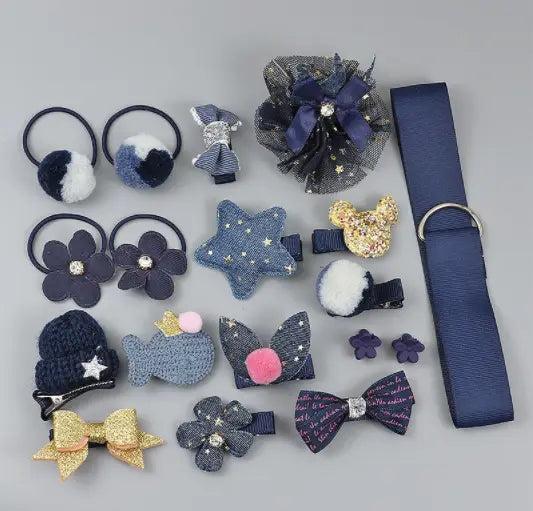 Produktbild Activity Board 18 Stück Haarspangen-Set Kleinkind Mädchen, Haarschmuck Mädchen, Haarspangen mit Geschenkbox (18 Stk.)