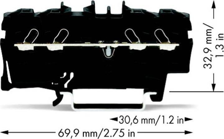 Actual product image Wago Through terminal