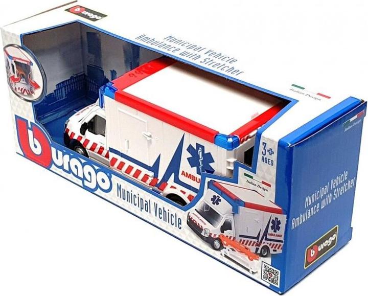 Image du produit Bburago 18/32266 Street Fire Fire 1:32 échelle Véhicule municipal Ambulance pour 3+ ans
