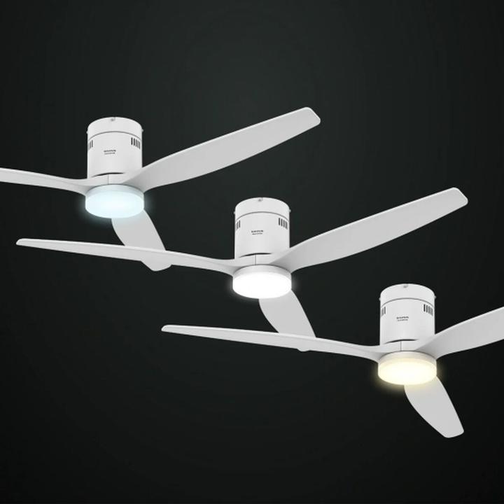 Actual product image Taurus Deckenventilator POLAR3B PURE Weiss 30 W Ø 132 cm