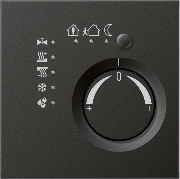 Actual product image JUNG Room thermostat UP LS KNX anth mt AL2178TSAN