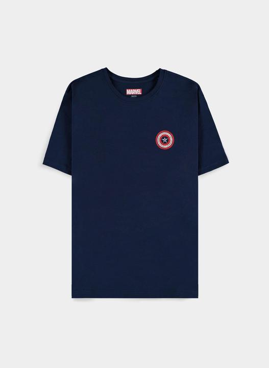 Immagine prodotto Difuzed Capitan America - T-shirt a maniche corte da uomo Captain Loose fit - 2XL (XXL)