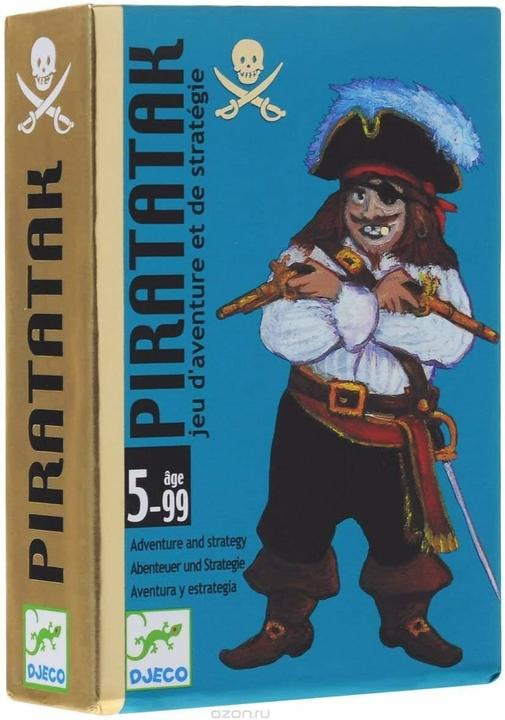 Actual product image Djeco Card game Piratatak (mult) (German, French)