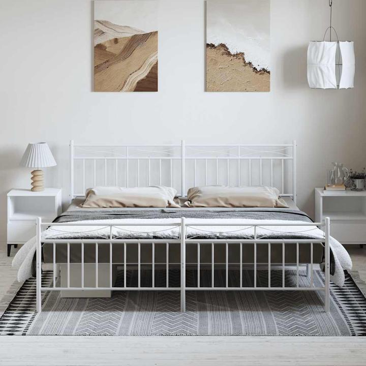 Actual product image vidaXL Bettgestell (193 x 203 cm)