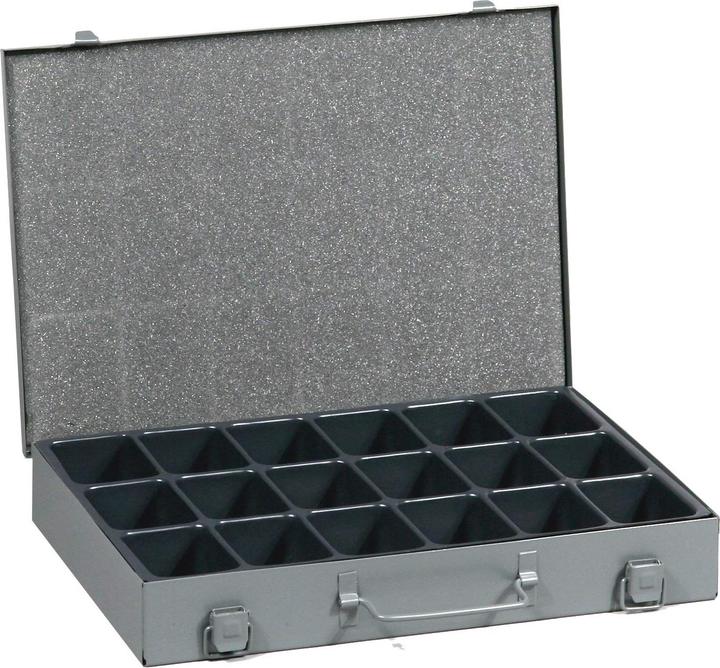 Immagine prodotto Allit Valigia per minuteria EuroPlus in metallo 34/18, grigio