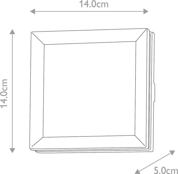 Actual product image Elstead Lighting Egil LED outdoor wall light GX53 angular graphite IP54 (720 lm, GX53, IP54)