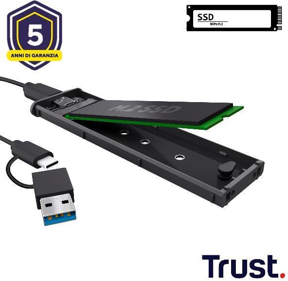 Produktbild Trust USB-C SSD Enclosure 2m (M.2)