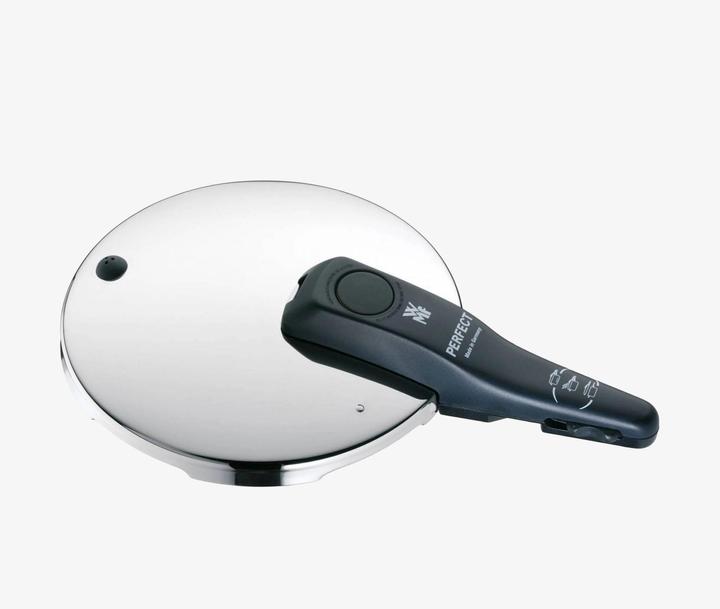 Produktbild WMF Dampfkochtopf Schnellkochtopf 3l Perfect Induktion Edelstahl 18/10 (22 cm, Dampfkochtopf, Edelstahl)