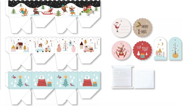 Produktbild Ursus Verpackungs-Set "Süsser Advent" (Geschenkbox, 20 x)