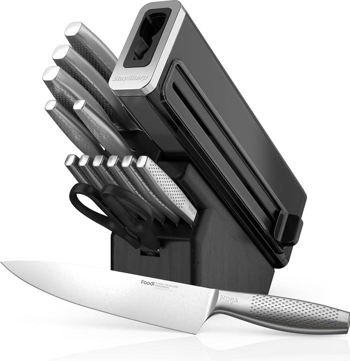 Actual product image Ninja Knife set steel wood stainless steel 14 pieces