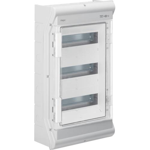 Hager Grigio Hag Ve312pn Vettore Ip65, 3X12 Ple, Stabile Ai Raggi Uv, Le (Morsettiere), Accessori Di Elettronica + Alloggiamento,