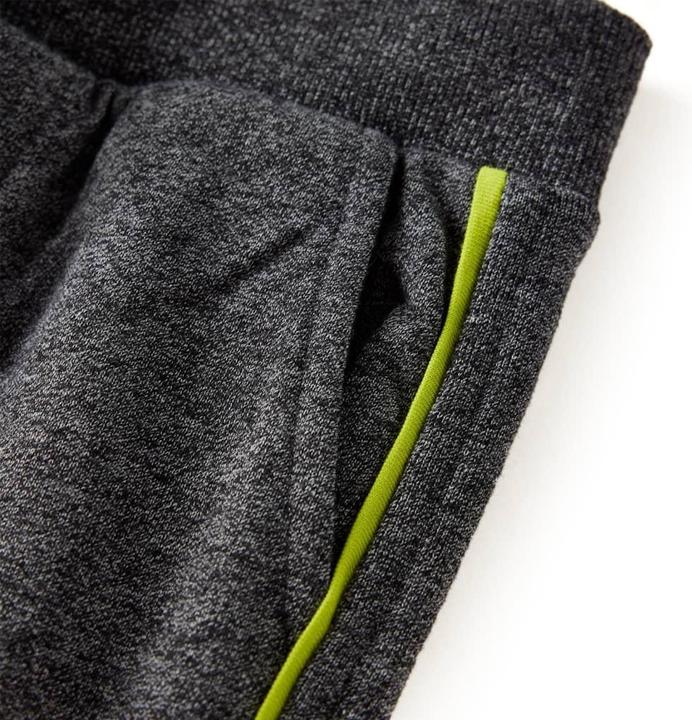 Actual product image VidaXL Children's tracksuit bottoms grey melange 104,Material: 80 (104)