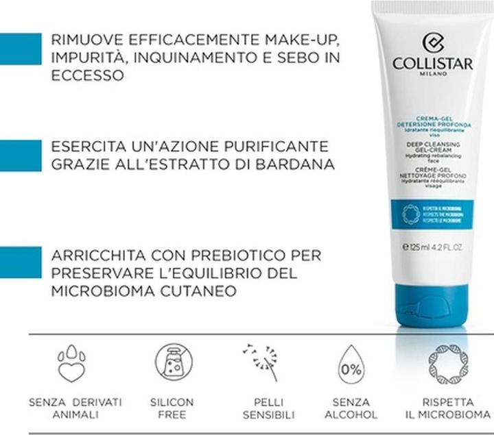 Actual product image Collistar CS Skin - Deep Cleansing Gel-Cream (125 ml)