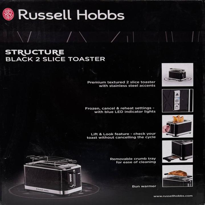 Produktbild Russell Hobbs 28091-56 Structure Toaster schwarz