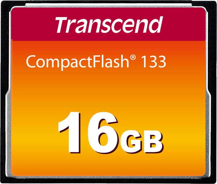 Image du produit Transcend Carte CompactFlash Ultra Speed (16 Go, CF)