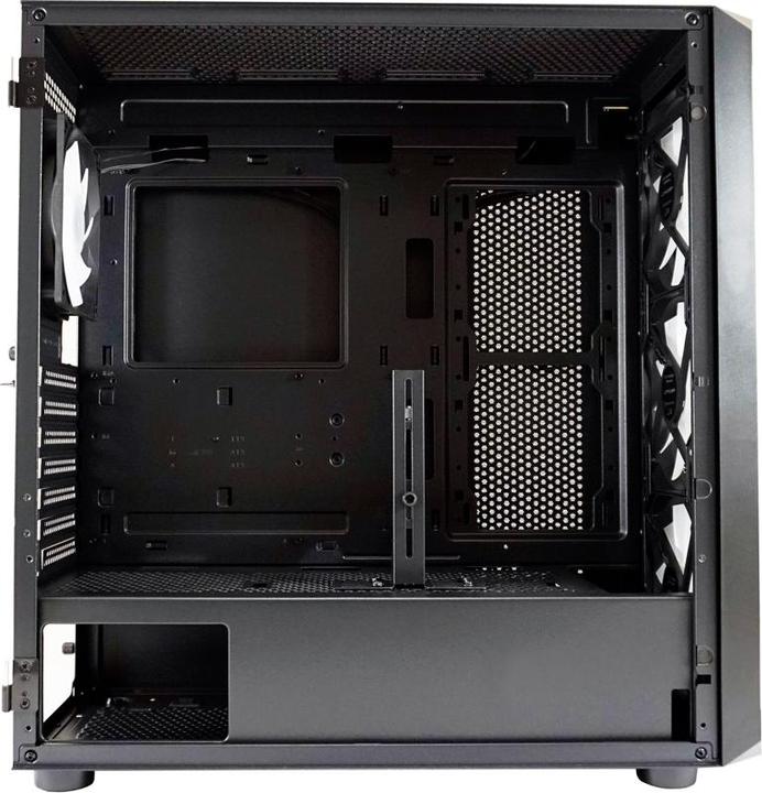 Actual product image Powercolor LC-Power Gaming 804B Obsession X RGB black retail case (ATX, mATX, Mini-ITX)