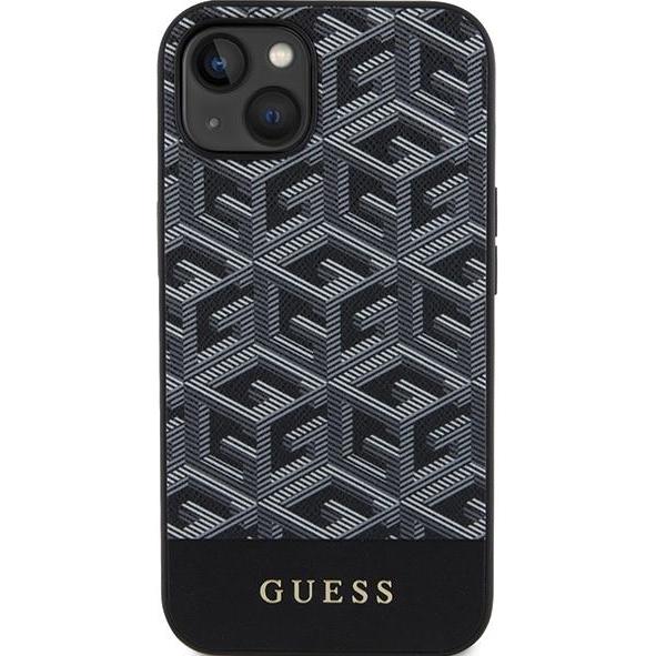 Thumbnail - Guess GUHMP15SHGCFSEK iPhone 15 / 14 / 13 6.1" czarny/black hardcase GCube Stripes MagSafe (Apple iPhone 15), Smartphone...