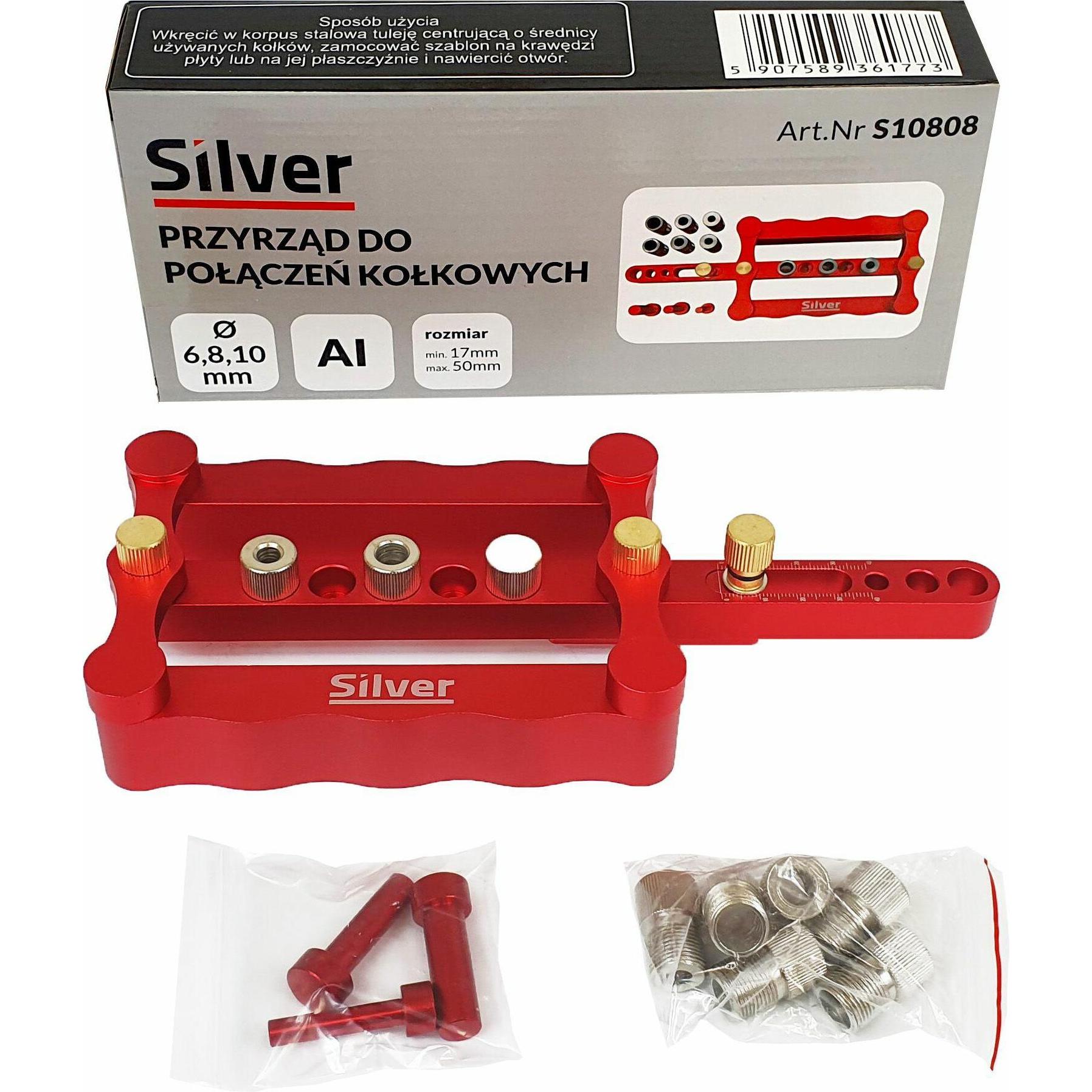Silver, Schraubstock + Zwinge, Przyrząd Do Połączeń Kołkowych /