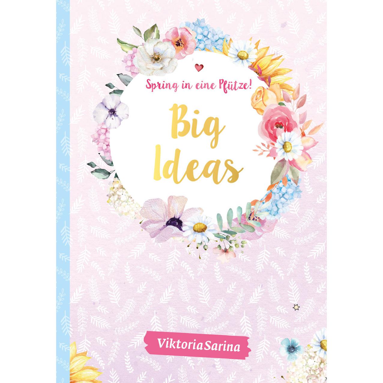Community Editions, Heft + Block, Spring in eine Pfütze! Notizbuch Big Ideas (Gepunktet, Harter Einband)