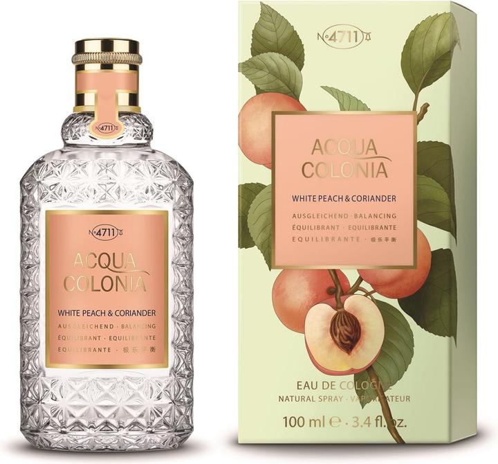 Produktbild Acqua Colonia 4711 4711 Acqua Colonia Eau de Cologne White Peach & Coriander 100 ml (Eau de cologne, 100 ml)
