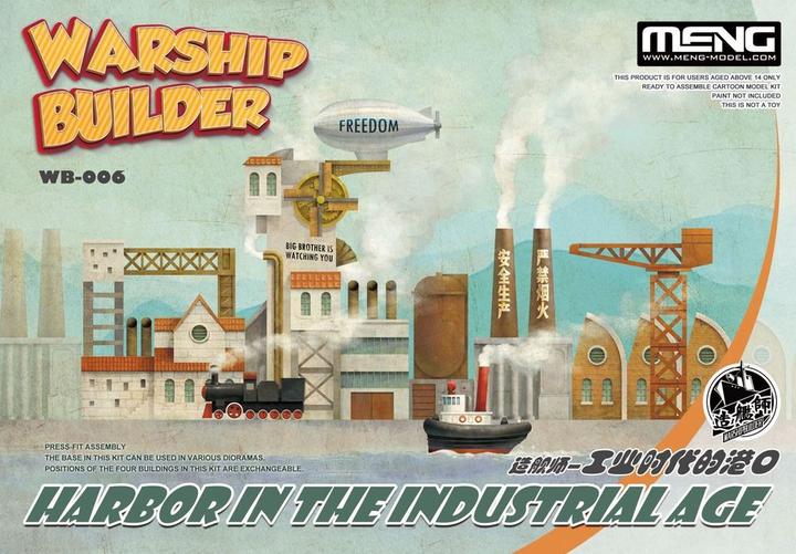 Actual product image Meng-Model Warship Builder-Harbor In The Industrial Age (CARTOON MODEL)