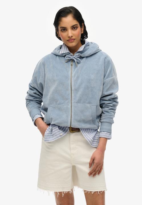 Produktbild Superdry Velours-Kapuzenjacke (38)