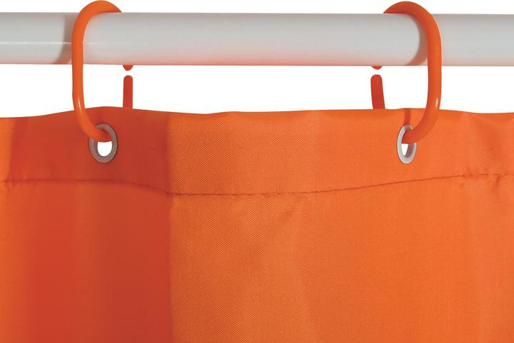 Productafbeelding spirella Douchegordijn polyester oranje 180 X 200 cm (180 x 200 cm)