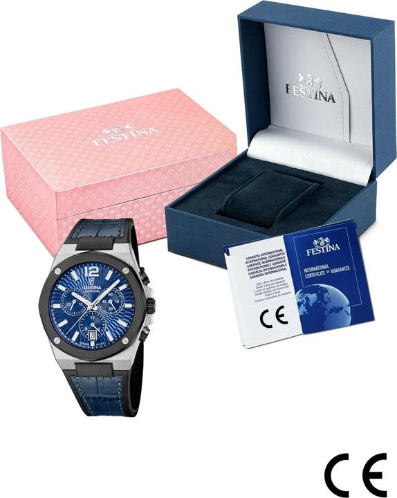 Image du produit Festina Montre Homme Swiss Made Vallée Bleu (Swiss Made, 42 mm)