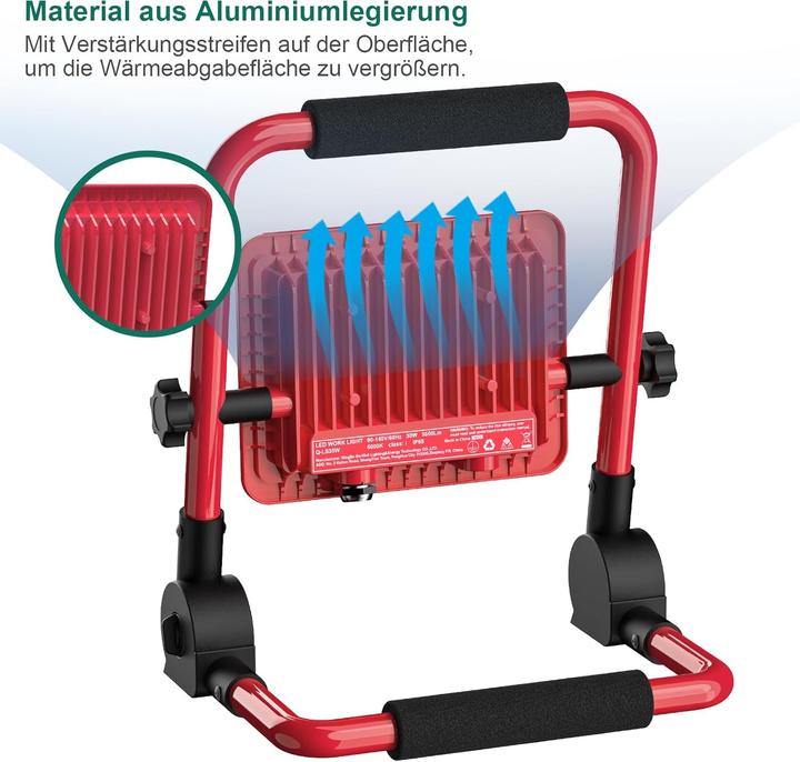 Actual product image Hychika LED-Baustrahler (3500 lm)