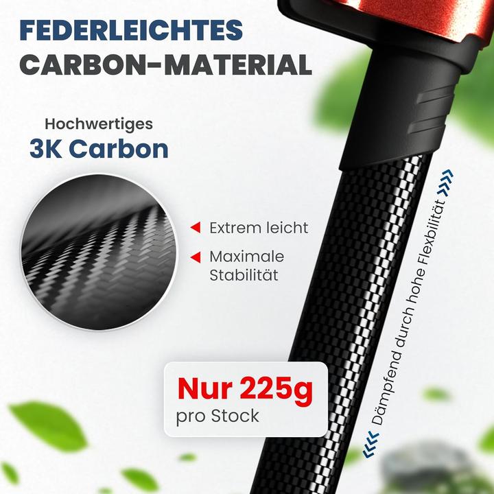 Produktbild Steinwood Premium Carbon Wanderstöcke (135 cm)