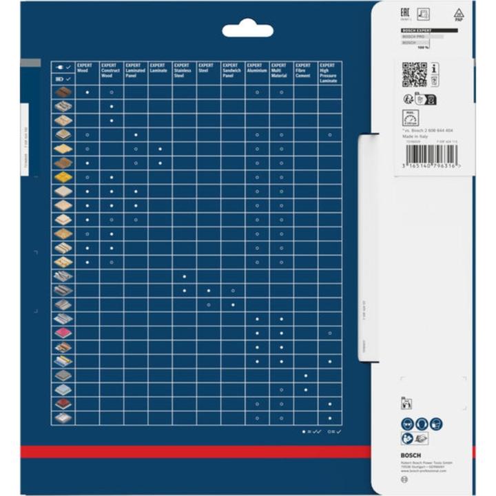 Produktbild Bosch Professional Zubehör Kreissägeblatt Expert for Wood, 235 x 30 x 2,8 mm, 48