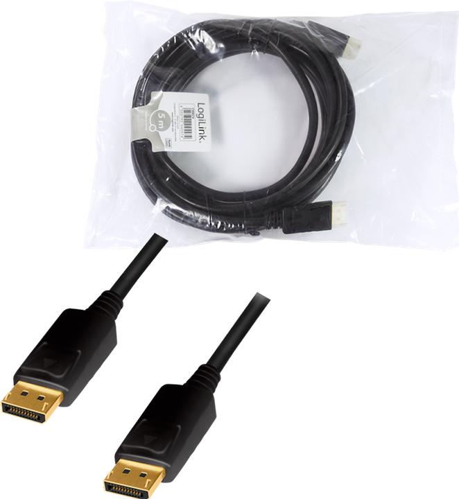 Immagine prodotto LogiLink DisplayPort — DisplayPort (5 m, DisplayPort, 1.2)