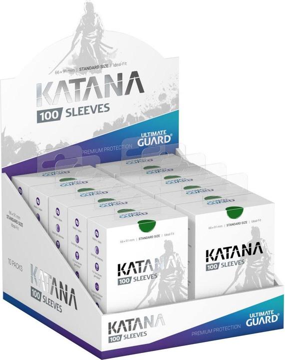 Immagine prodotto Ultimate Guard Kartenhülle Katana Sleeves Standardgrösse Grün 100